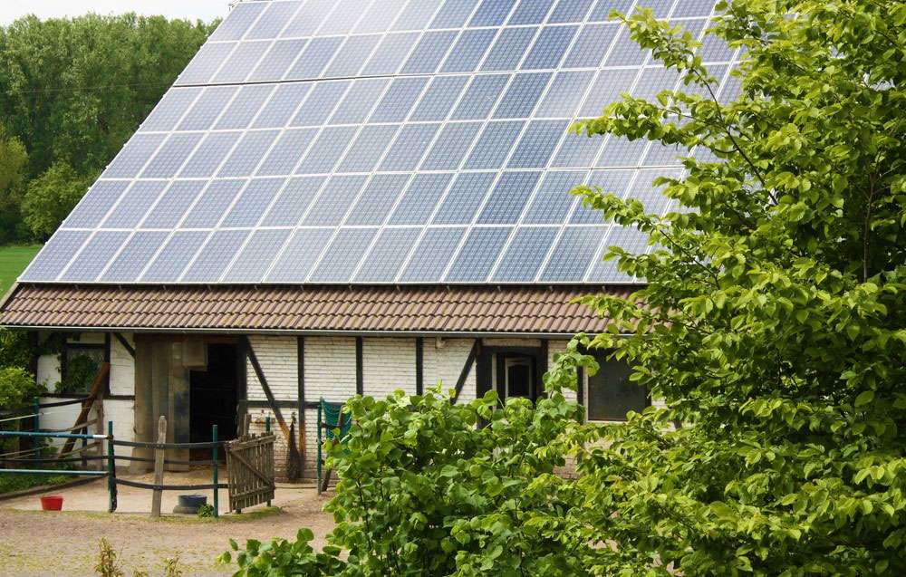 napelemes rendszer kialakítása lovas létesítményeken